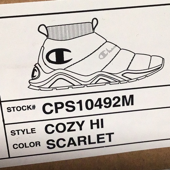 Champion Hightop Sneakers will fit men size 8 or women size 10 - Picture 7 of 8